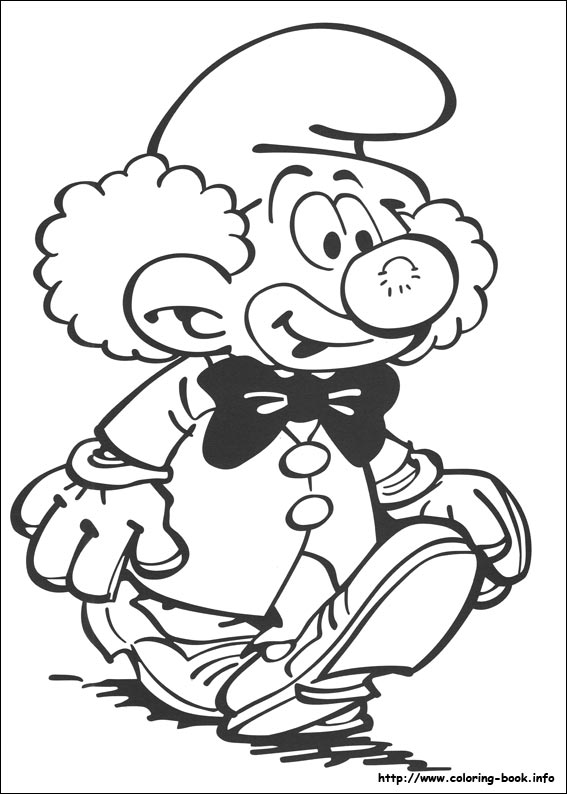 The Smurfs coloring picture